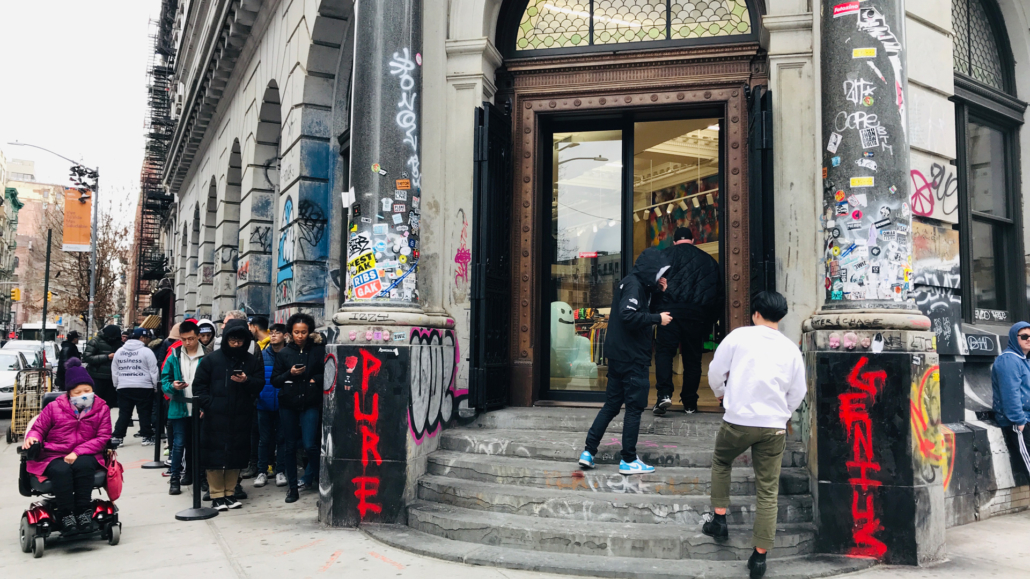 Supreme @ Spring & Bowery NYC